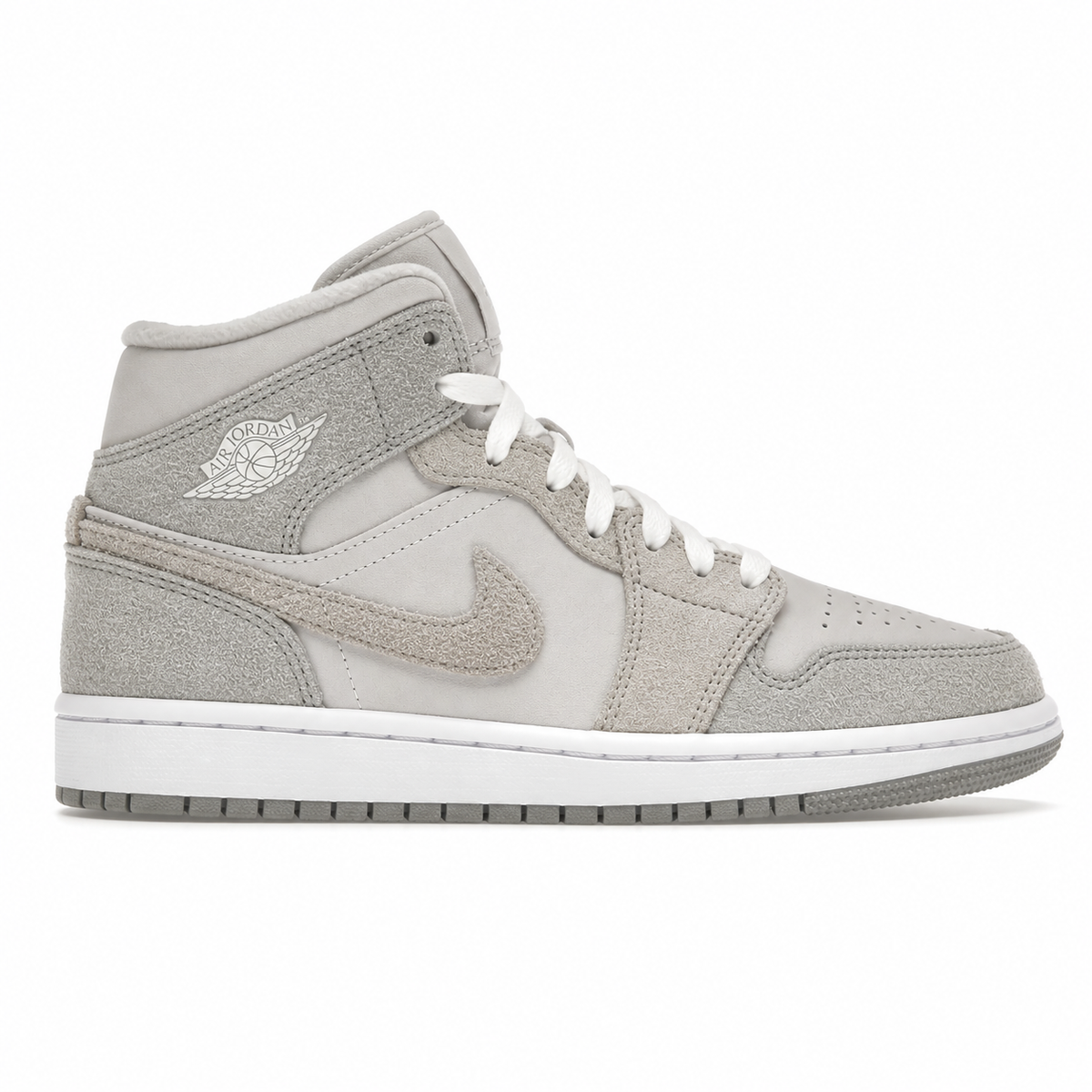 Jordan 1 Mid Particle Grey W