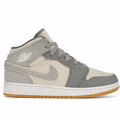Jordan 1 Mid (GS) Coconut Milk Particle Grey