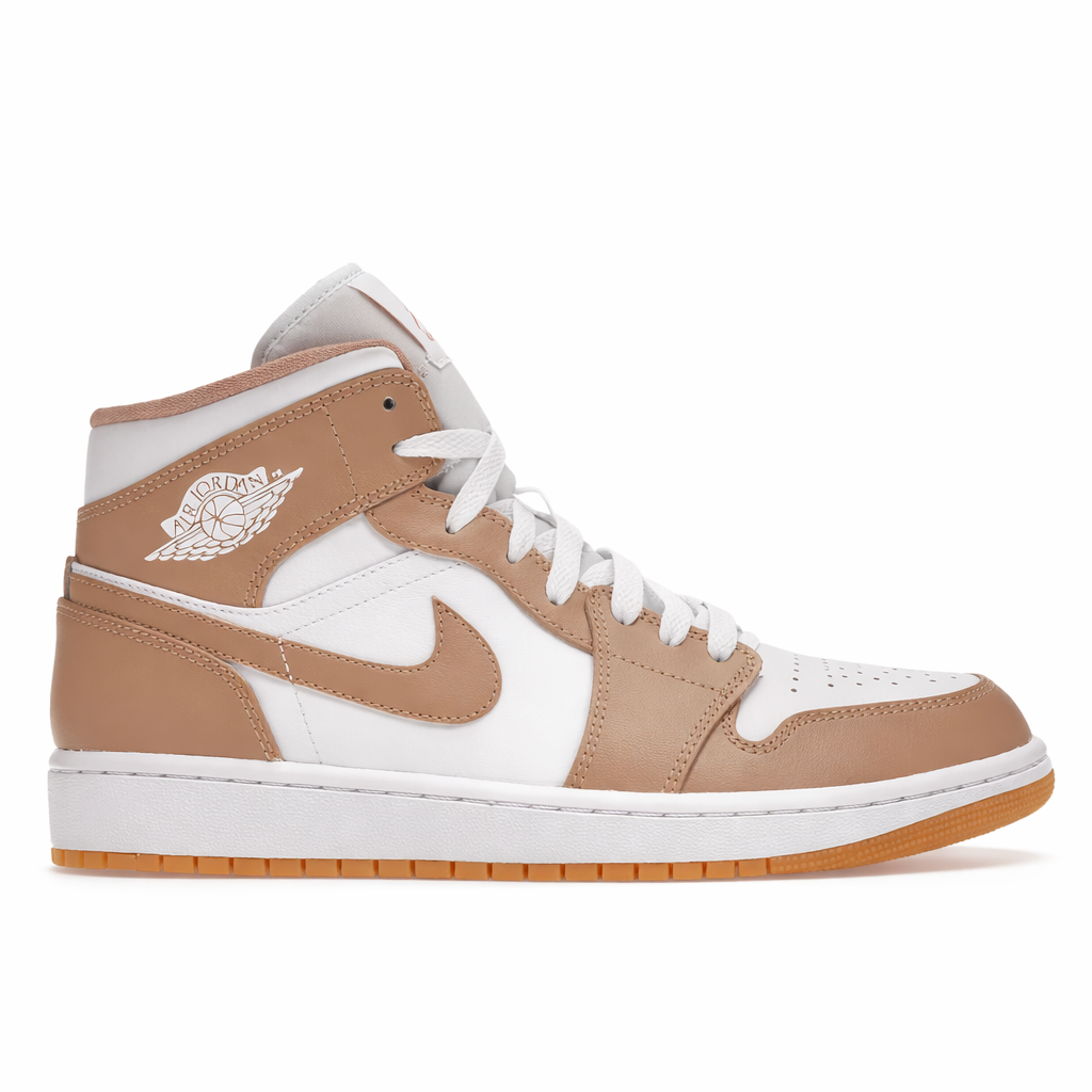 Jordan 1 Mid Tan Gum