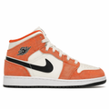 Jordan 1 Mid Orange Suede (GS)