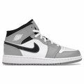 Jordan 1 Mid (GS) Light Smoke Grey